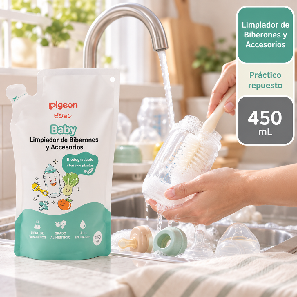[H003] Pigeon 450 ml Detergente De Grado Alimenticio